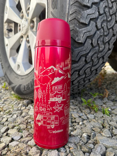 Zojirushi Bottle SJ-JSRA Red from 800 ml (27.05 oz) up to 1030 ml (34.85 oz)